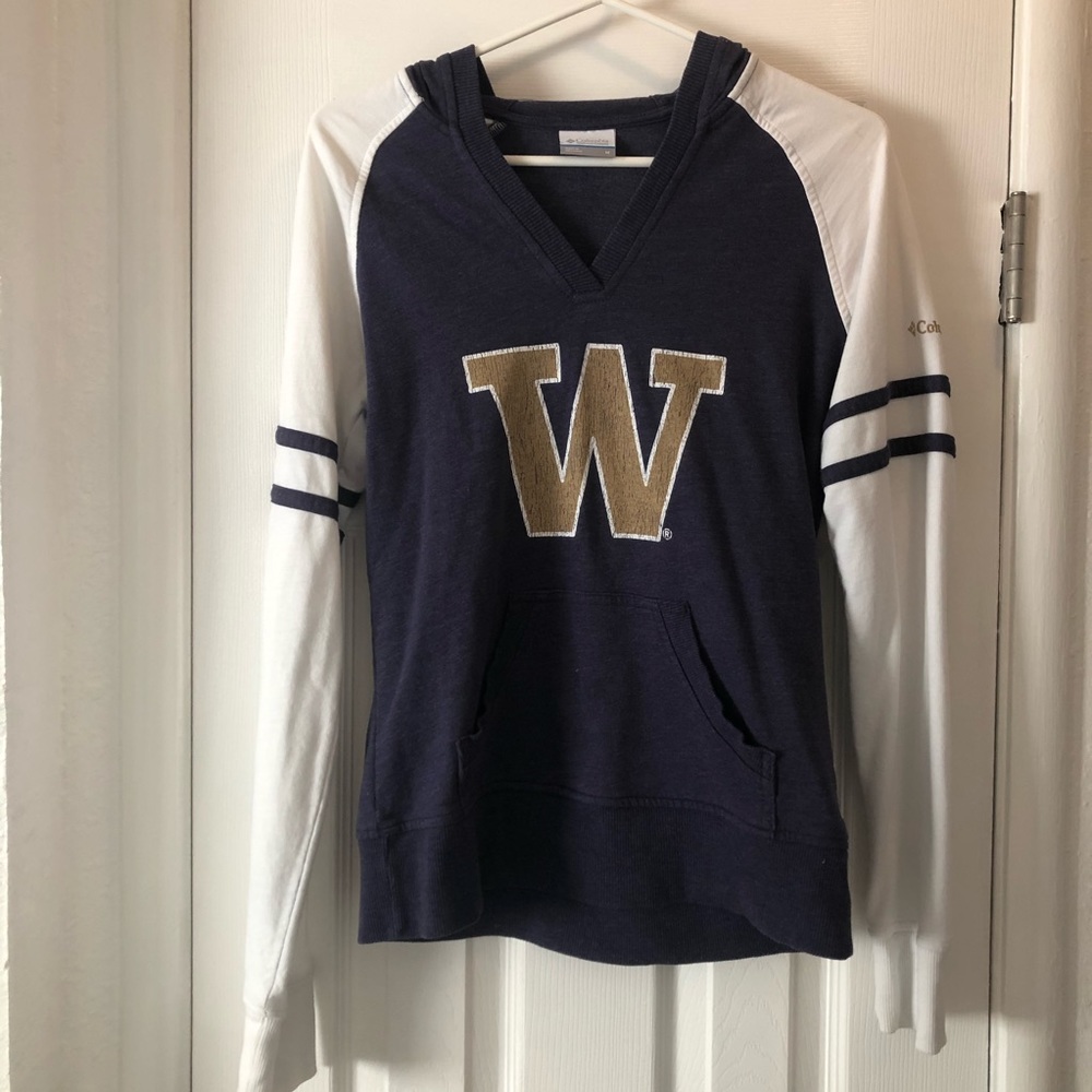 Washington Huskies Columbia pullover sweater